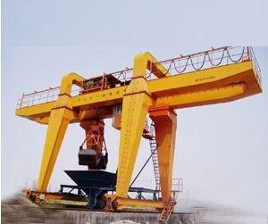5t、10t雙梁抓斗門式起重機